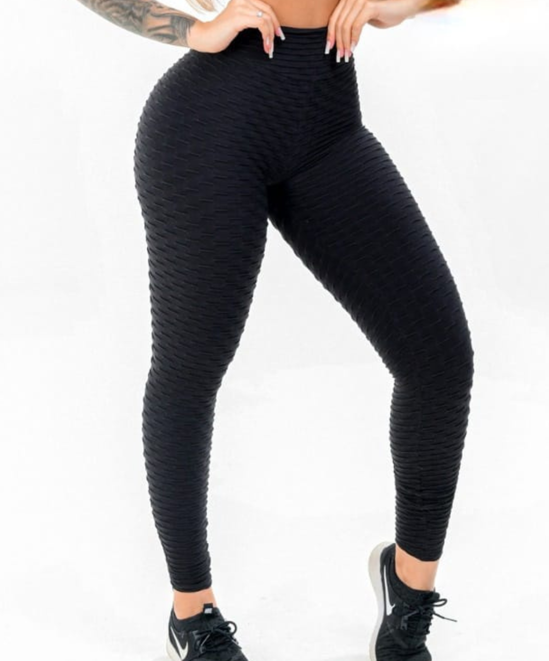 Leggins Gerippt - Schwarz